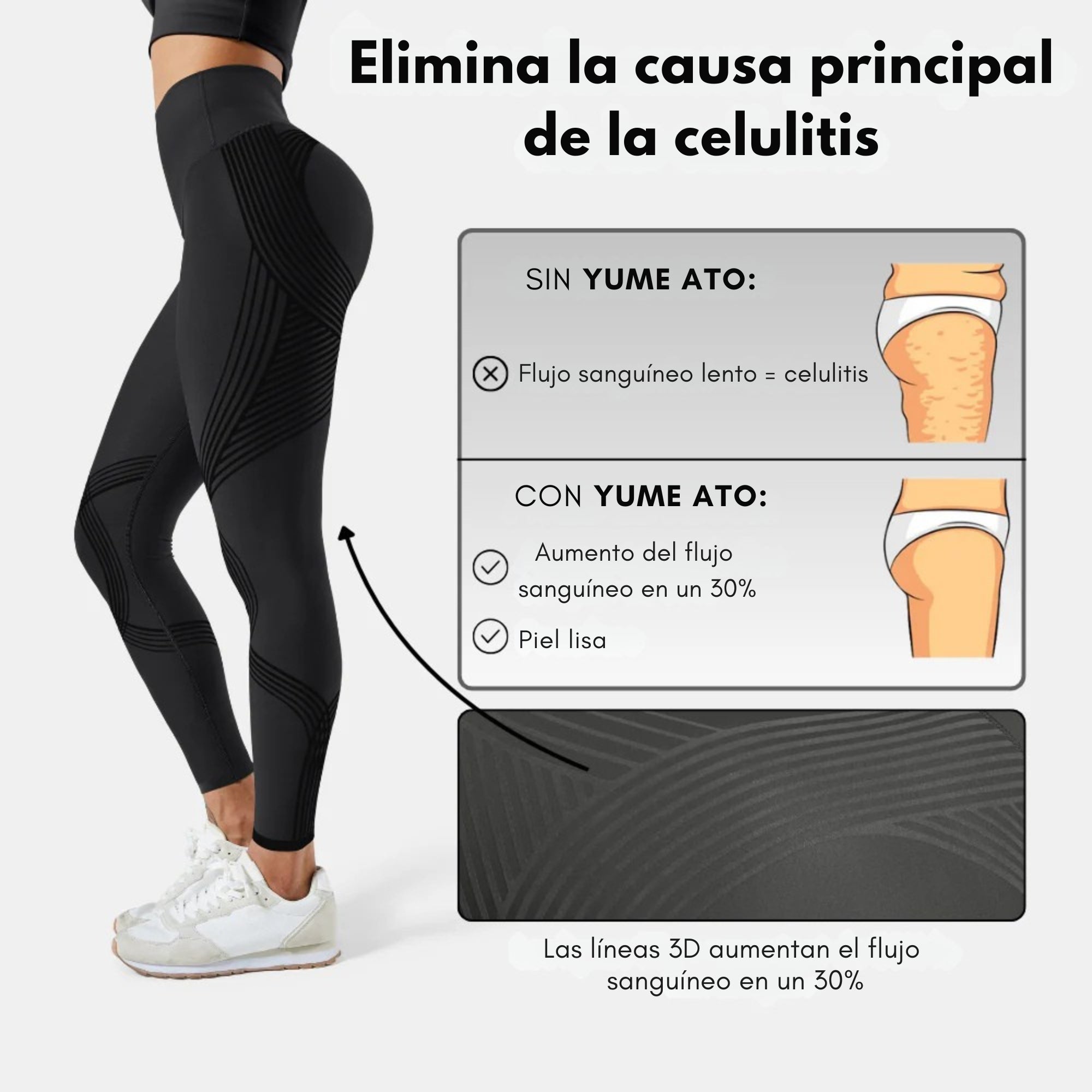 Yume Ato™ Leggings Sculpt 3D — Redefine tu silueta sin esfuerzo