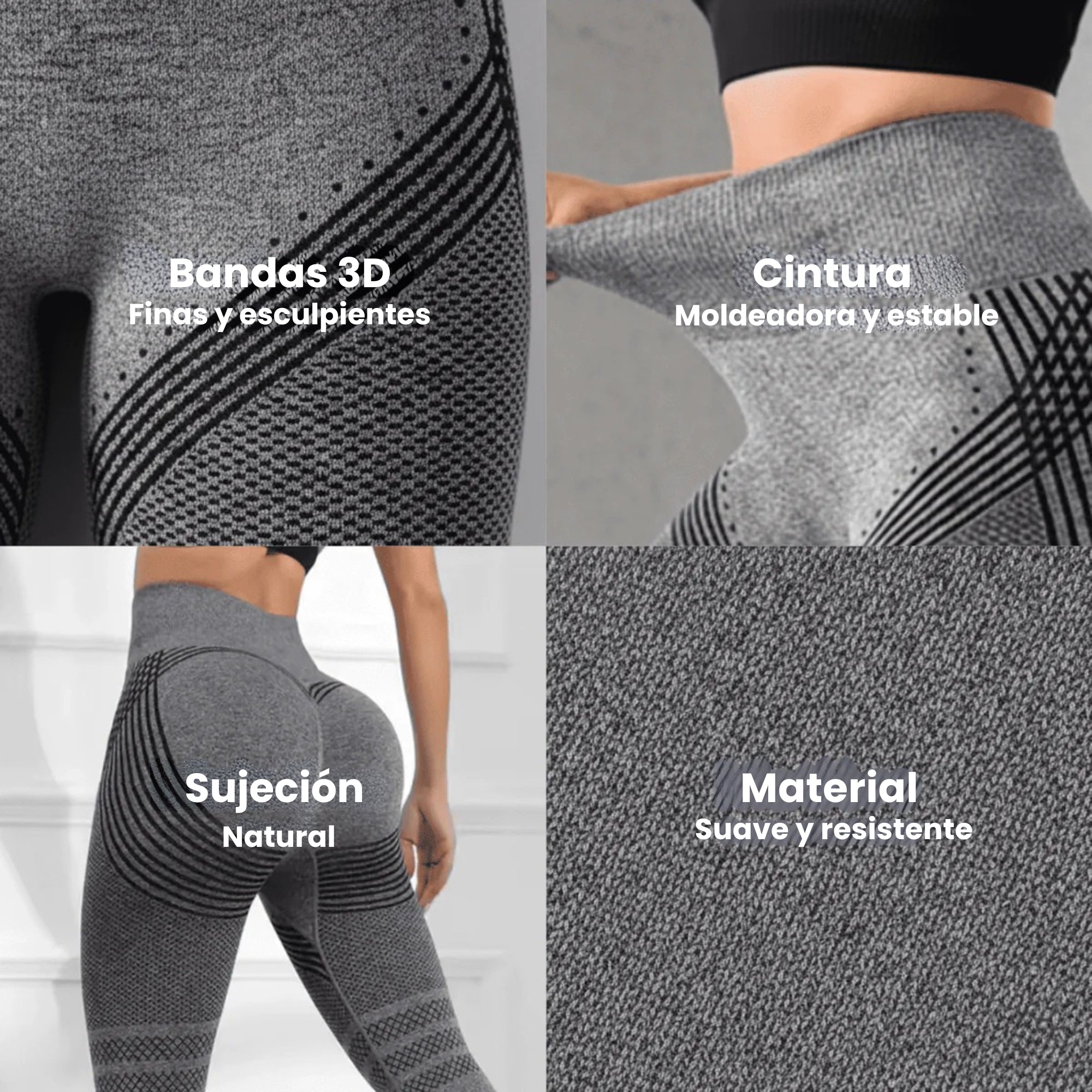 Yume Ato™ Leggings Sculpt 3D — Redefine tu silueta sin esfuerzo