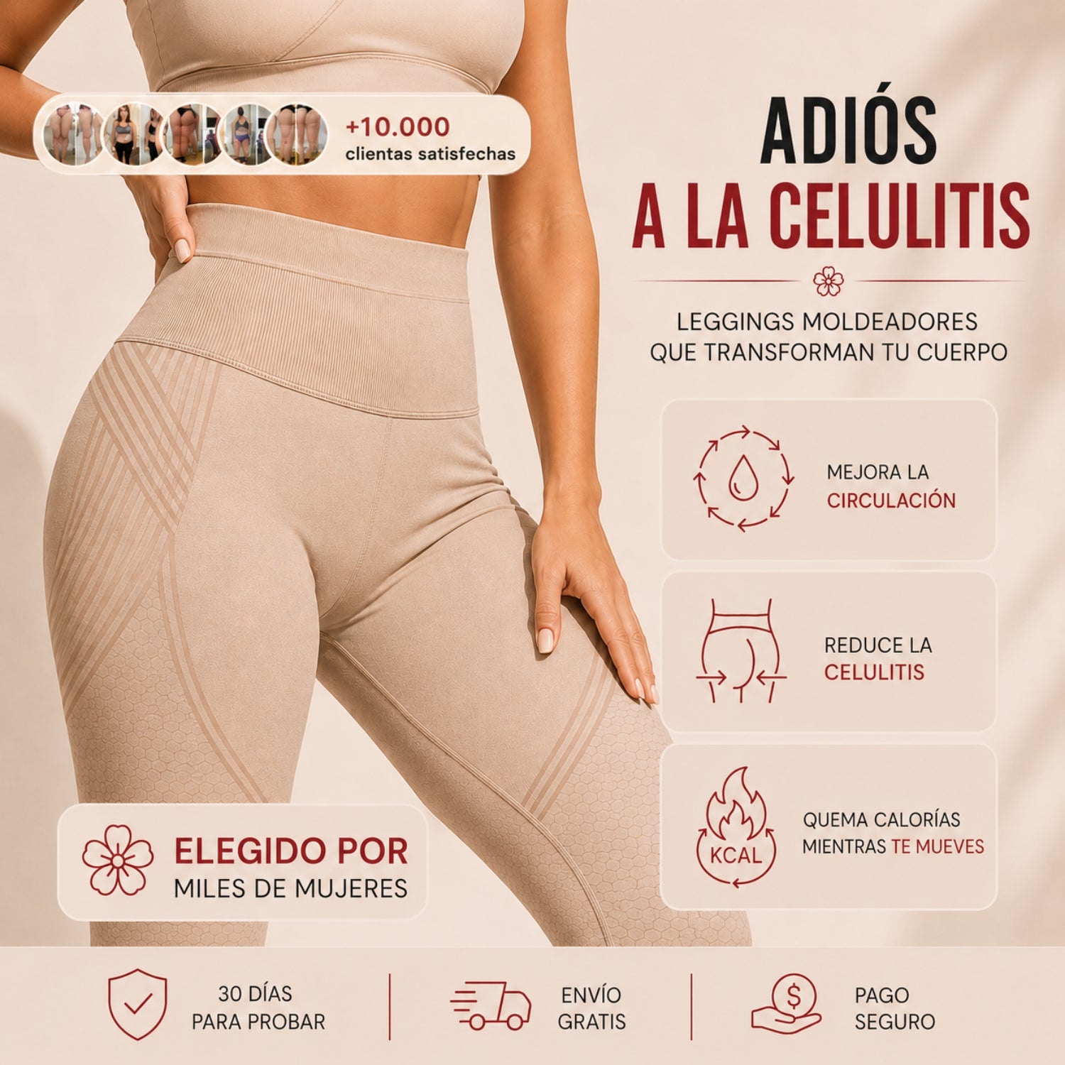 Yume Ato™ Leggings Sculpt 3D — Redefine tu silueta sin esfuerzo